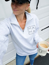 MAMA Collar Quarter Zip