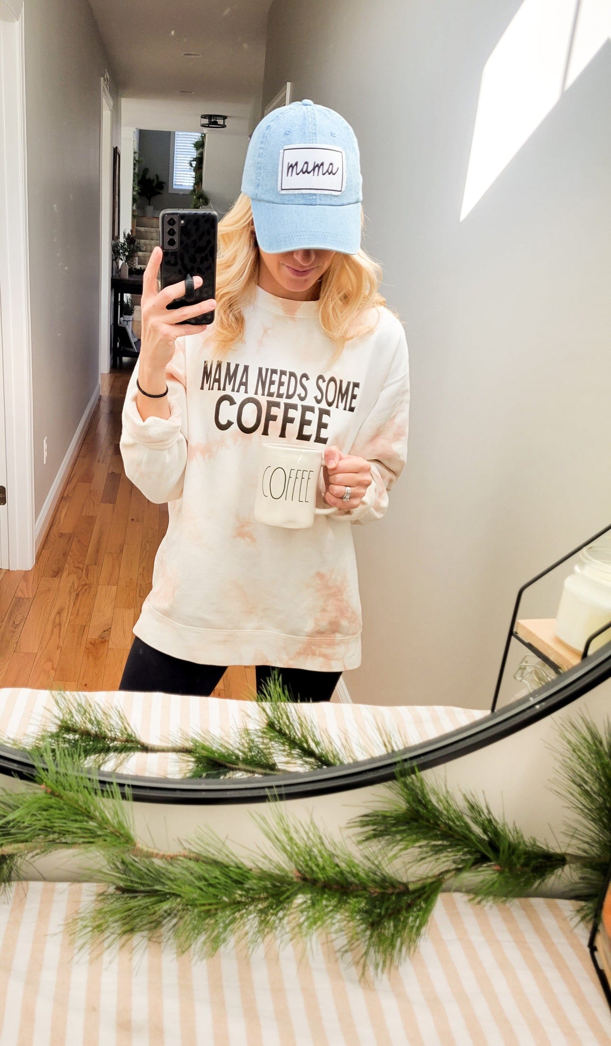 Dusty Pink Tie Dye Pullover
