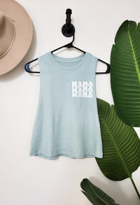 Mama Repeat Sight Crop Tank