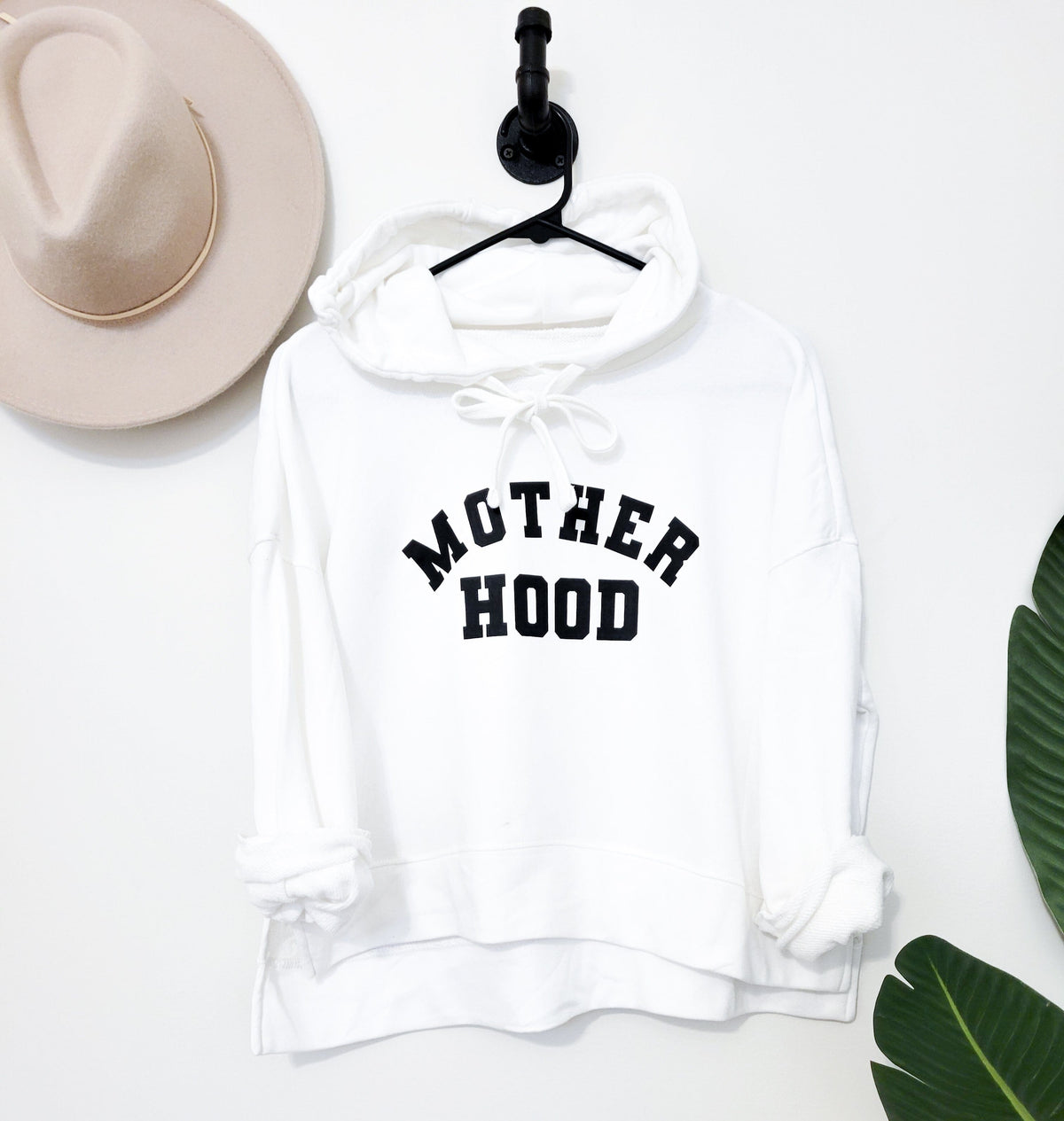 MOTHERHOOD French Terry High Low Hoodie