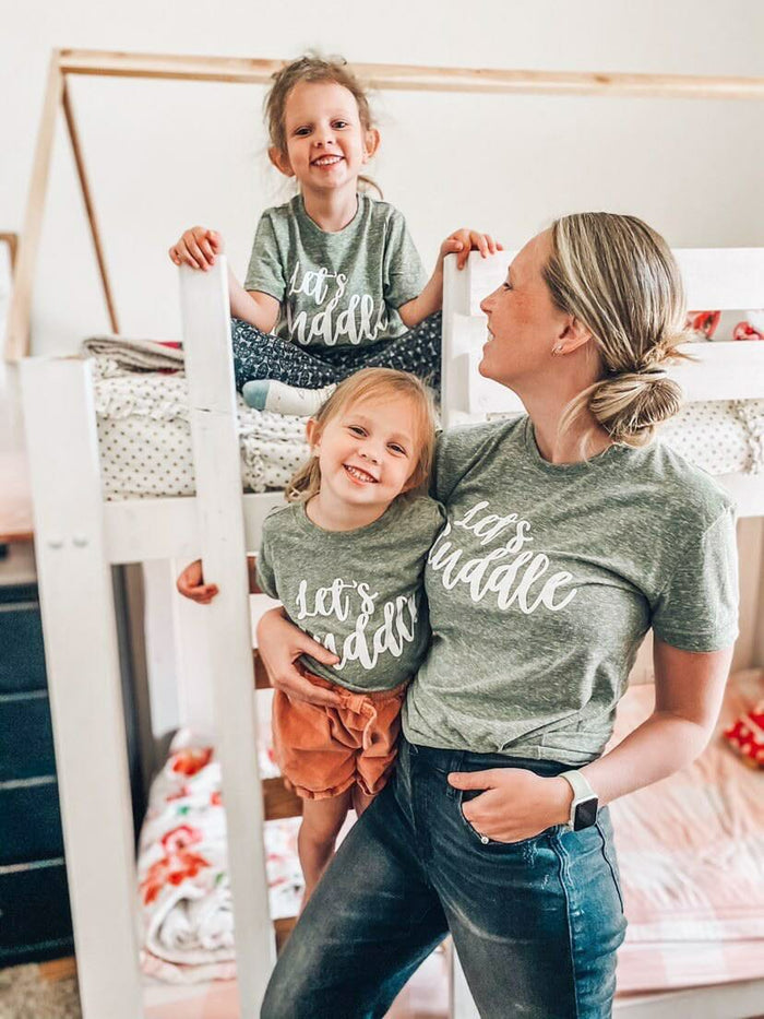 Let's Cuddle Matching Tees