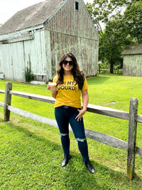 Oh My Gourd Mustard Tee