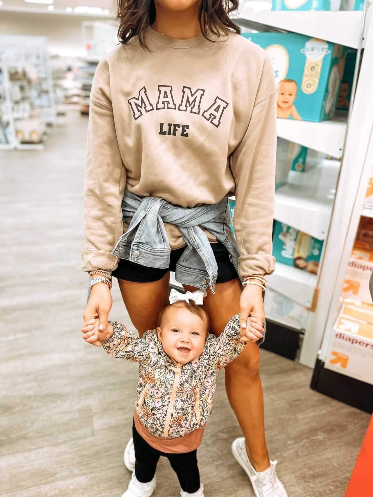 Mama life sweatshirt sale