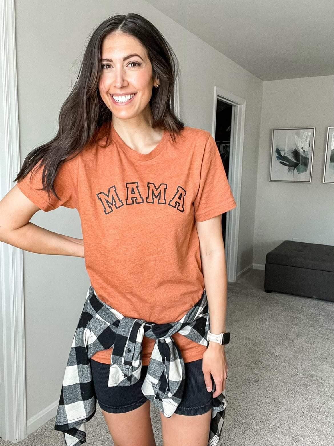 Burnt Orange Mama Tee