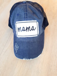 Mama patch Hat • Vintage Trucker Mom Hat -
