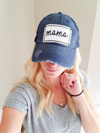 Mama patch Hat • Vintage Trucker Mom Hat -