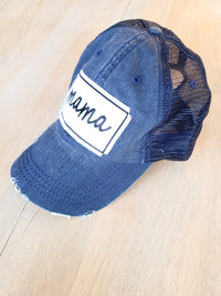 Mama patch Hat • Vintage Trucker Mom Hat -