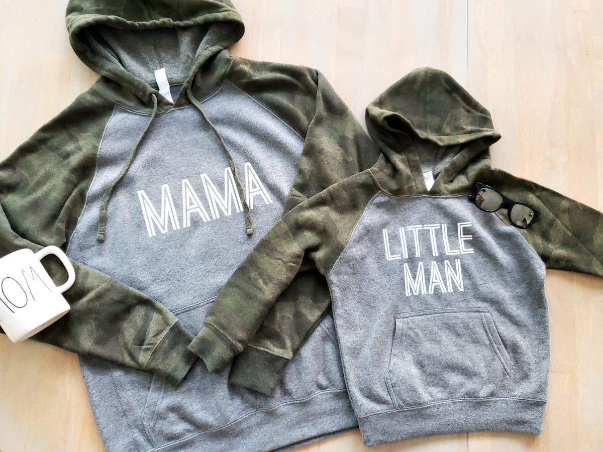 Matching Mama and Kid Hoodies -