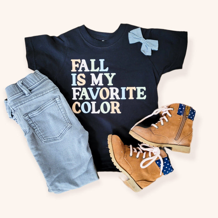 Fall is My Favorite Color Kids Tee