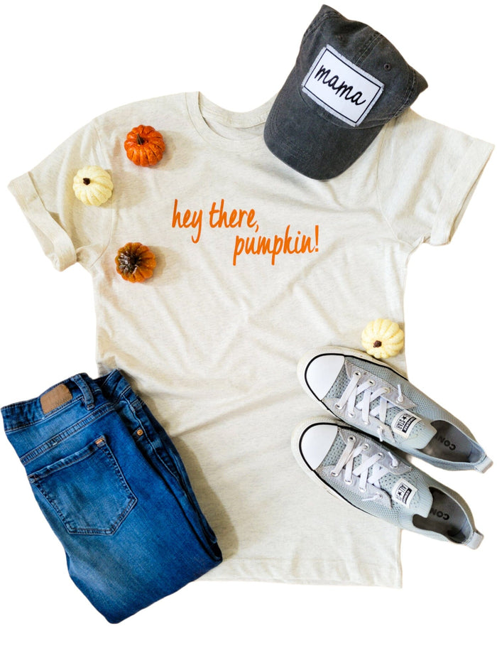 Hey There Pumpkin Oatmeal Tee