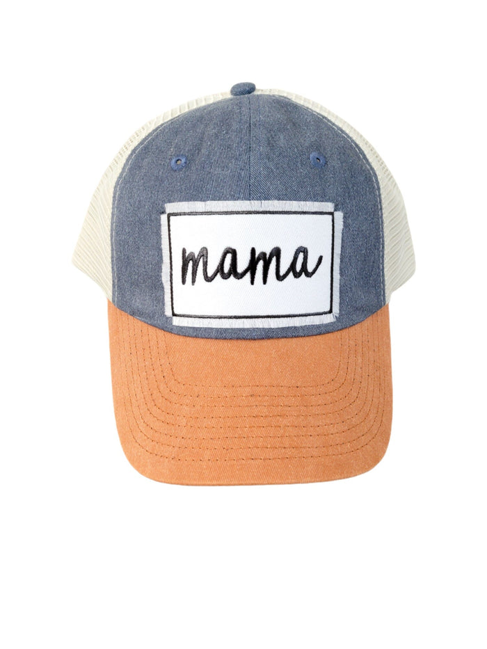 Navy and Rust Trucker Hat