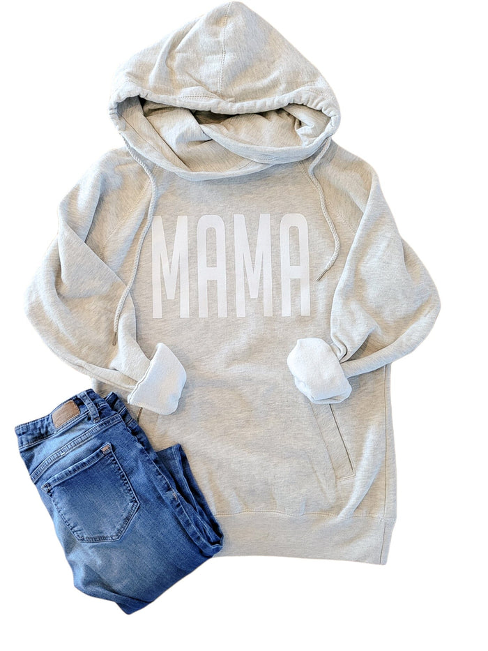 Oatmeal Funnel Pullover Hood
