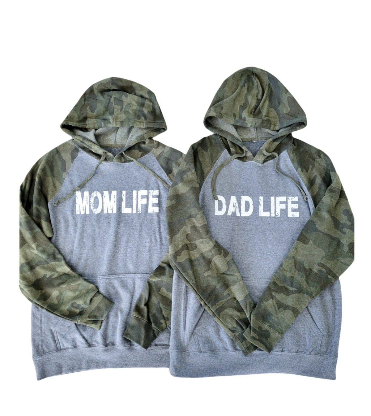 Camo Mom or Dad Life Hoodie