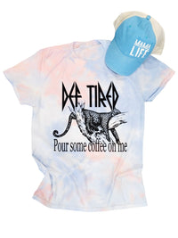 DEF TIRED Tie Dye Top