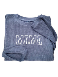 Varsity Mama Corded Crew