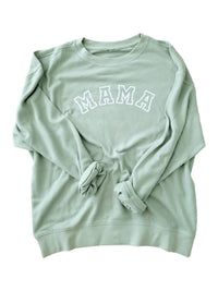 Sage Waffle Knit Sweatshirt
