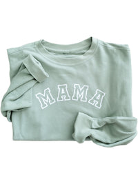 Sage Waffle Knit Sweatshirt