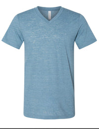 Grandma Basic V-Neck White Cotton Tee