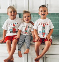Elf Coloring Shirt with Fabric Markers