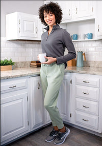 Sage Waffle Knit Joggers