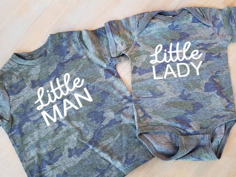Mama and Kid Camo Matching Tees -