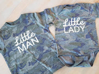 Mama and Kid Camo Matching Tees - 