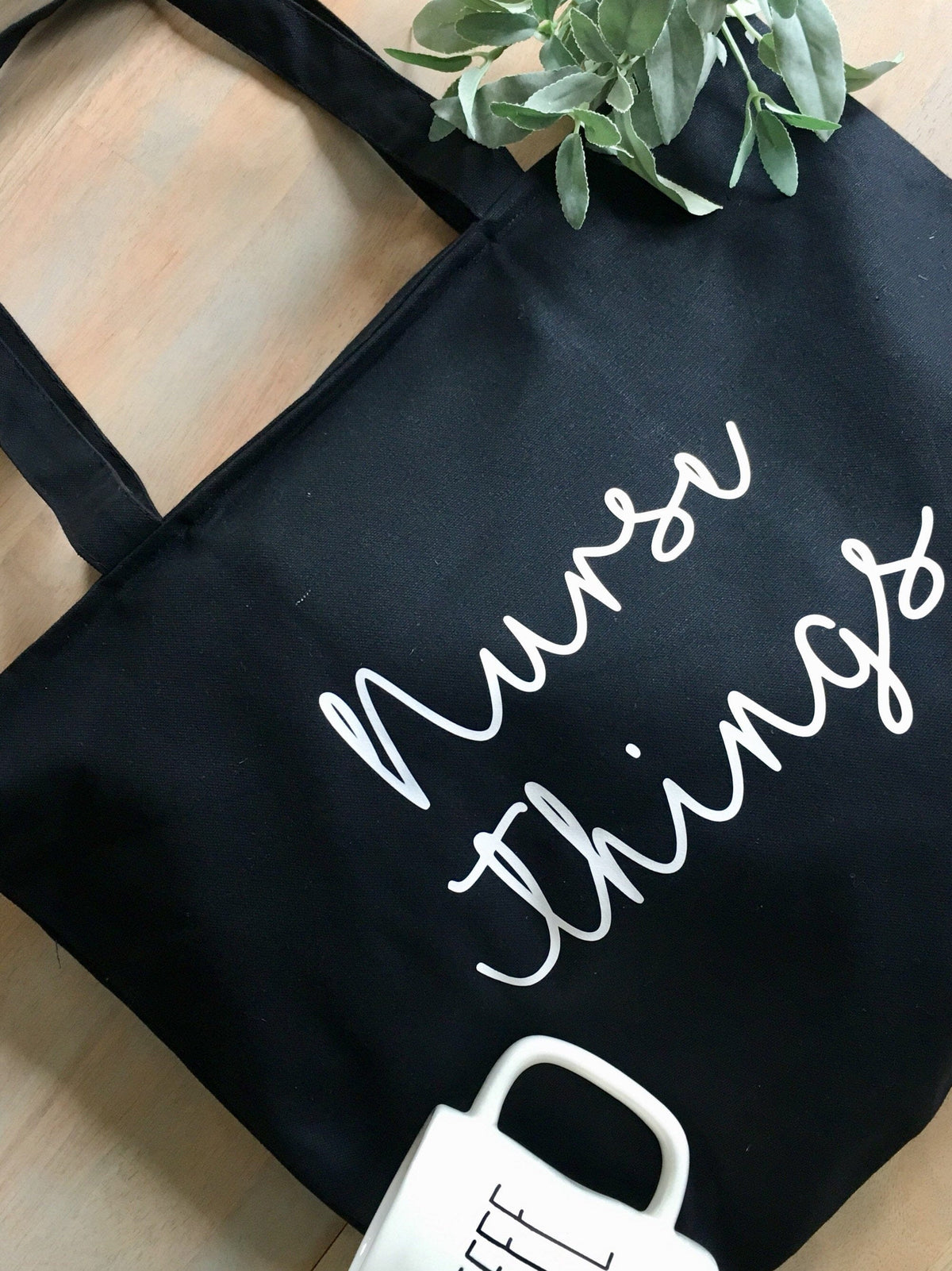 Nurse things Tote bag • Nurse Black Canvas Tote Bag -