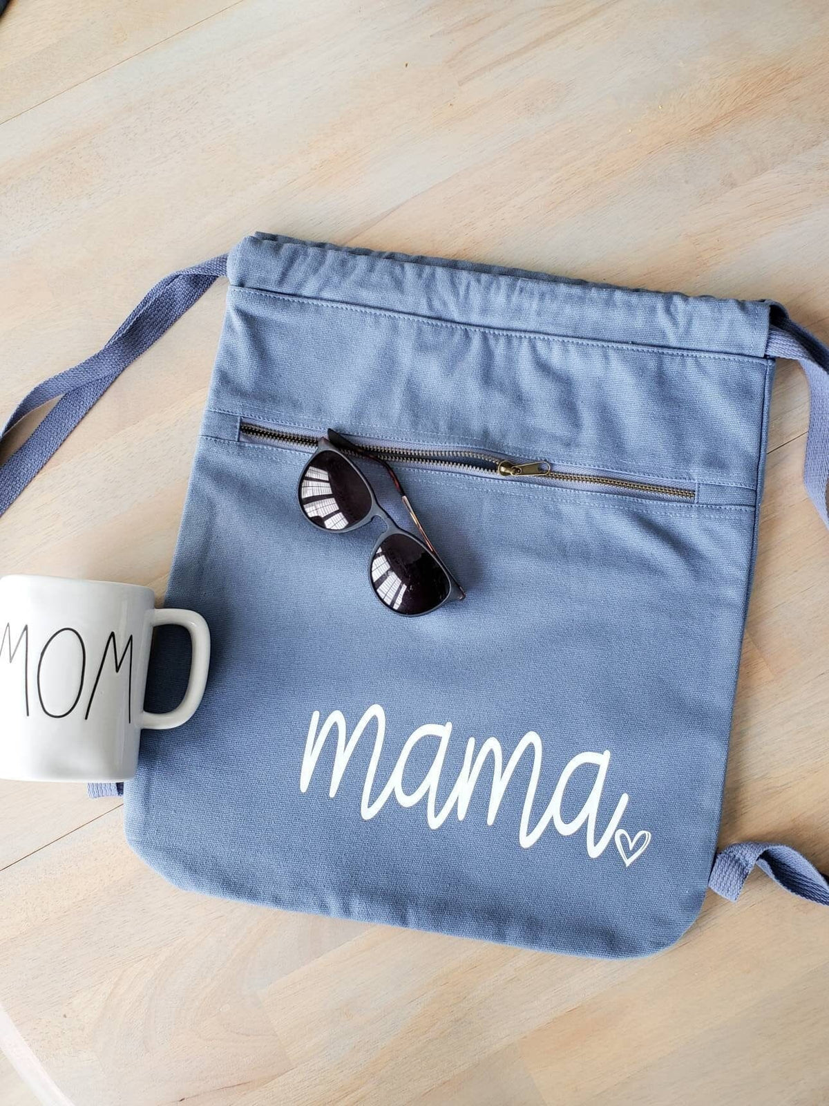 Mama Backpack • Mama canvas tote Bag -