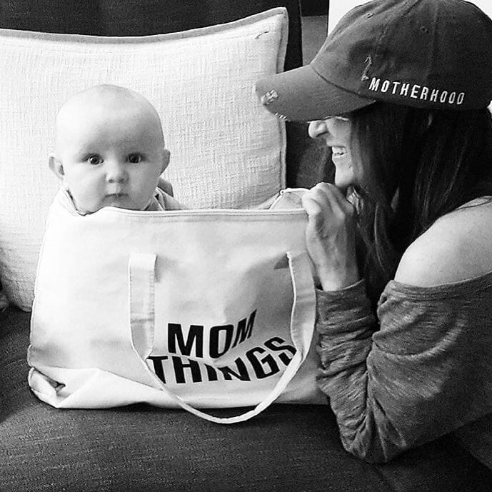 Mom Things Tote • Canvas tote bag -