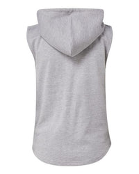 Grey Sleeveless Hoodie and Short Set