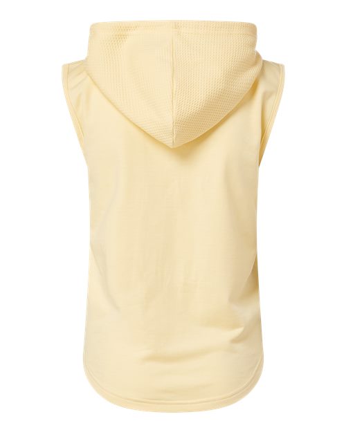 Yellow Sleeveless Hoodie and Short Set