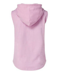 Pink Sleeveless Hoodie and Short Set