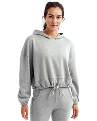 Heather Grey Drawcord Hoodie