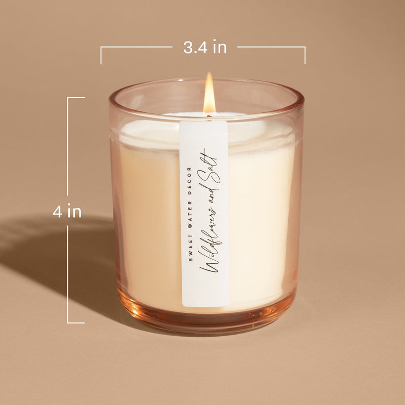 Mulled Cider Soy Candle - Tinted Glass Jar - 12 oz