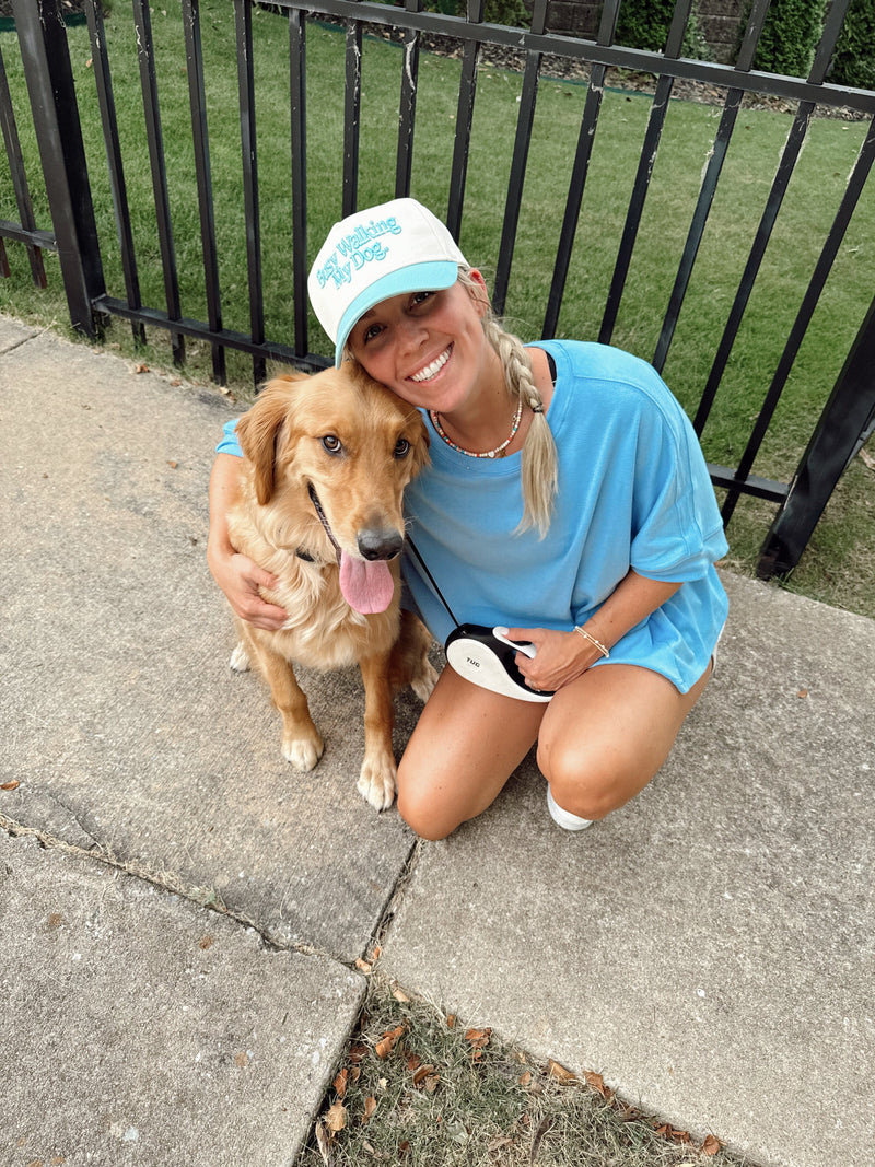 Busy Walking My Dog. Vintage Trucker Hat