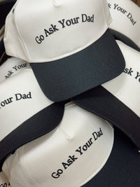 Go Ask Your Dad. Vintage Trucker Hat - PREORDER