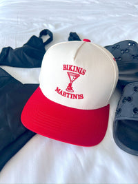 Bikinis & Martinis Vintage Trucker Hat