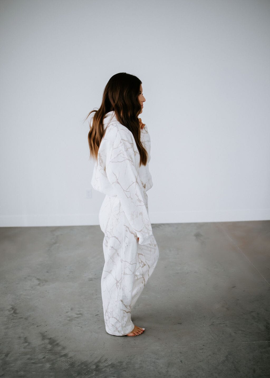 Marble Wide Leg Pant by Lily & Lottie