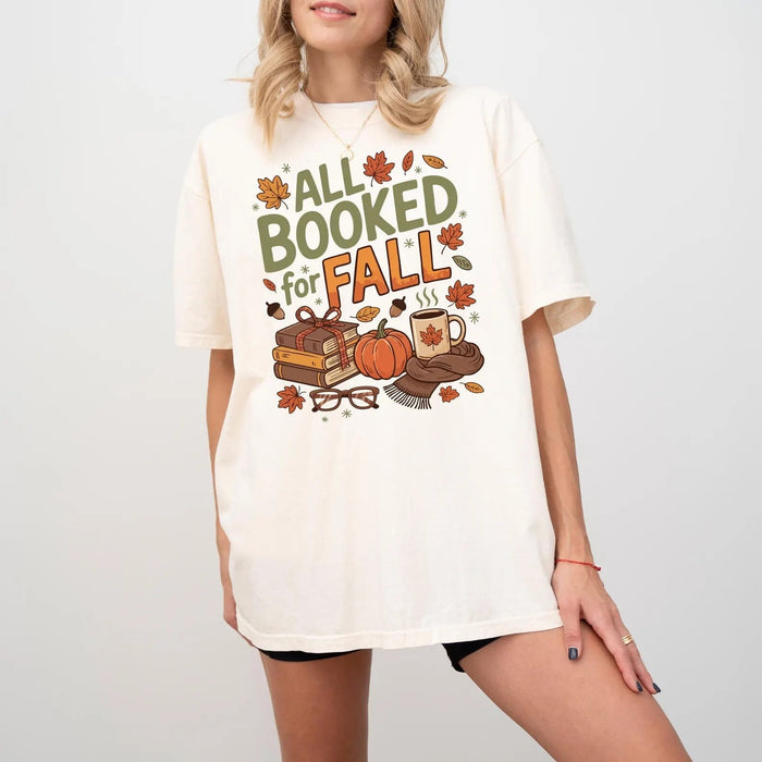 All Booked For Fall Comfort Tee