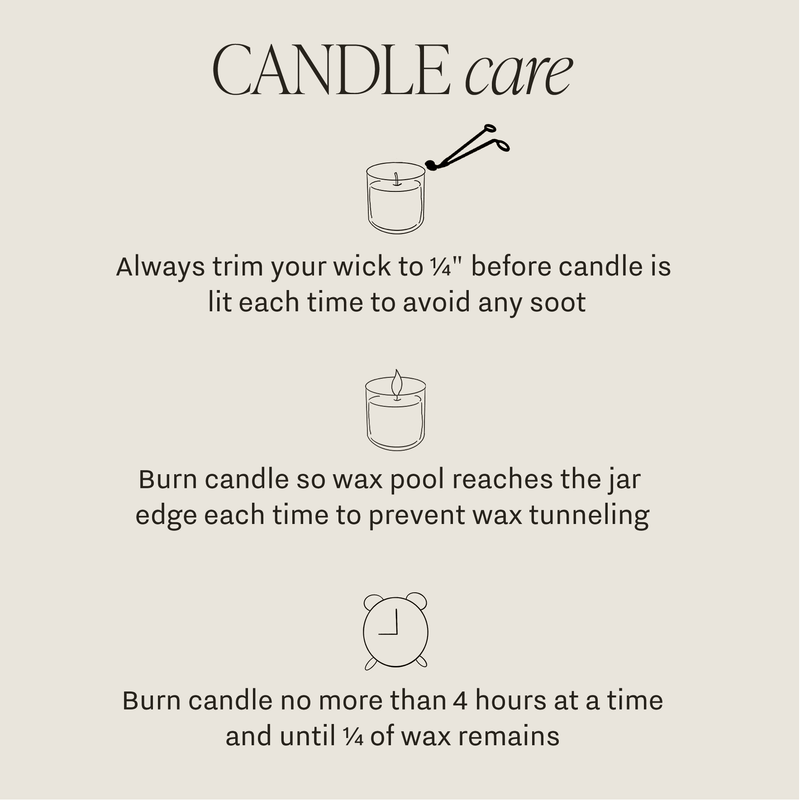 Favorite Sweater Soy Candle - Patterned 9 oz - Clear Jar (Cashmere and Vanilla)