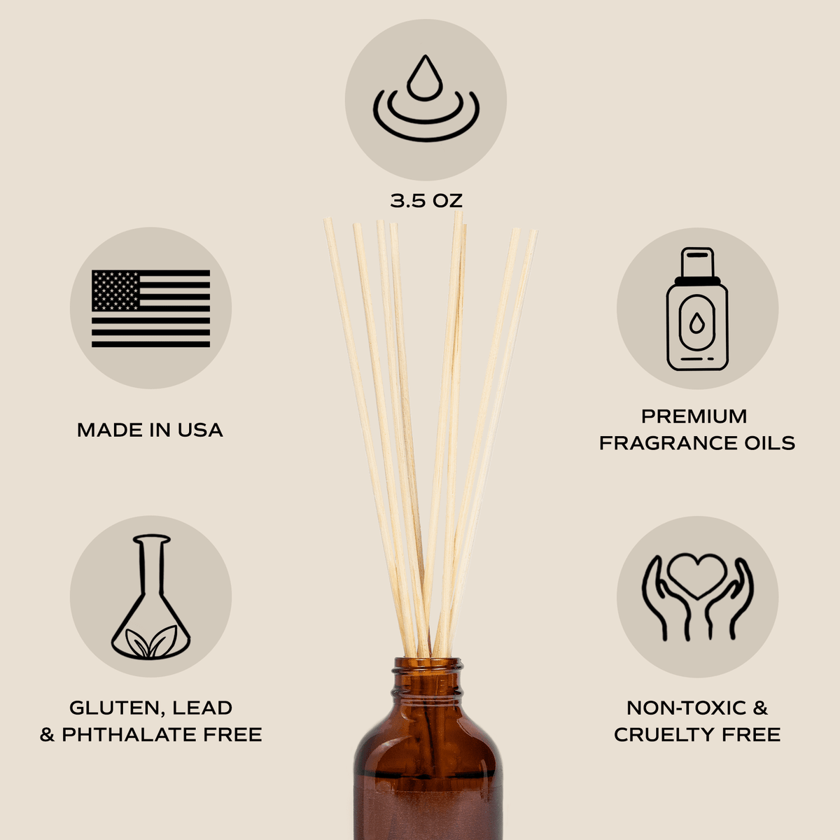 Warm and Cozy Amber Reed Diffuser