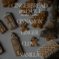 Gingerbread and Spice Soy Candle - Tan Matte Jar - 15 oz