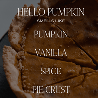 Hello Pumpkin Soy Candle - White Jar - 11 oz