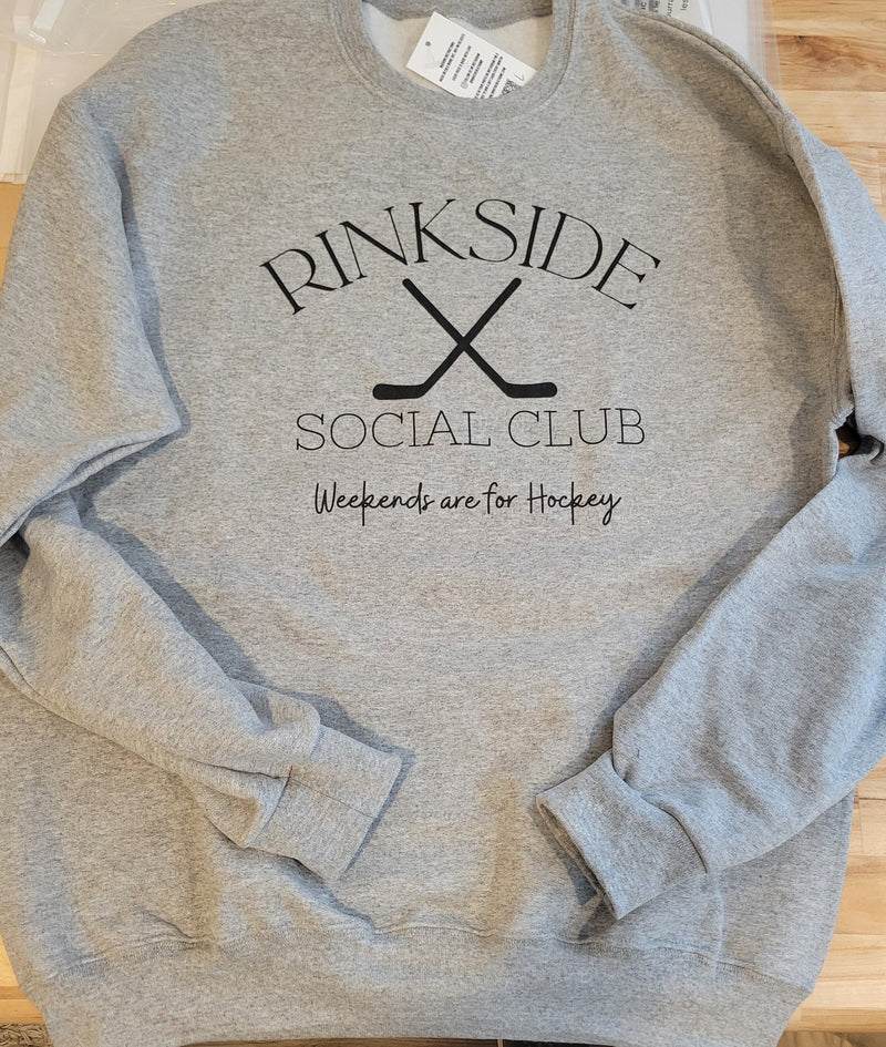 MISPRINT Rink side Social Club Pullover Large