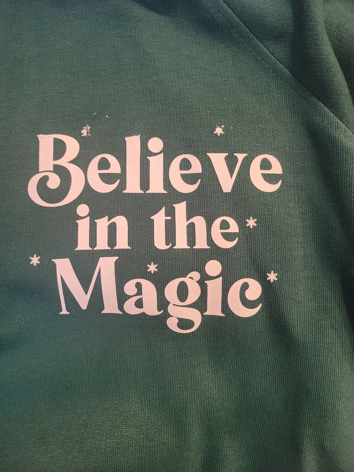 Imperfection Winter Green Believe In The Magic Half Zip