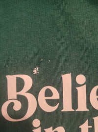 Imperfection Winter Green Believe In The Magic Half Zip