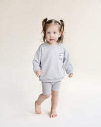 Biker Shorts Set | Gray