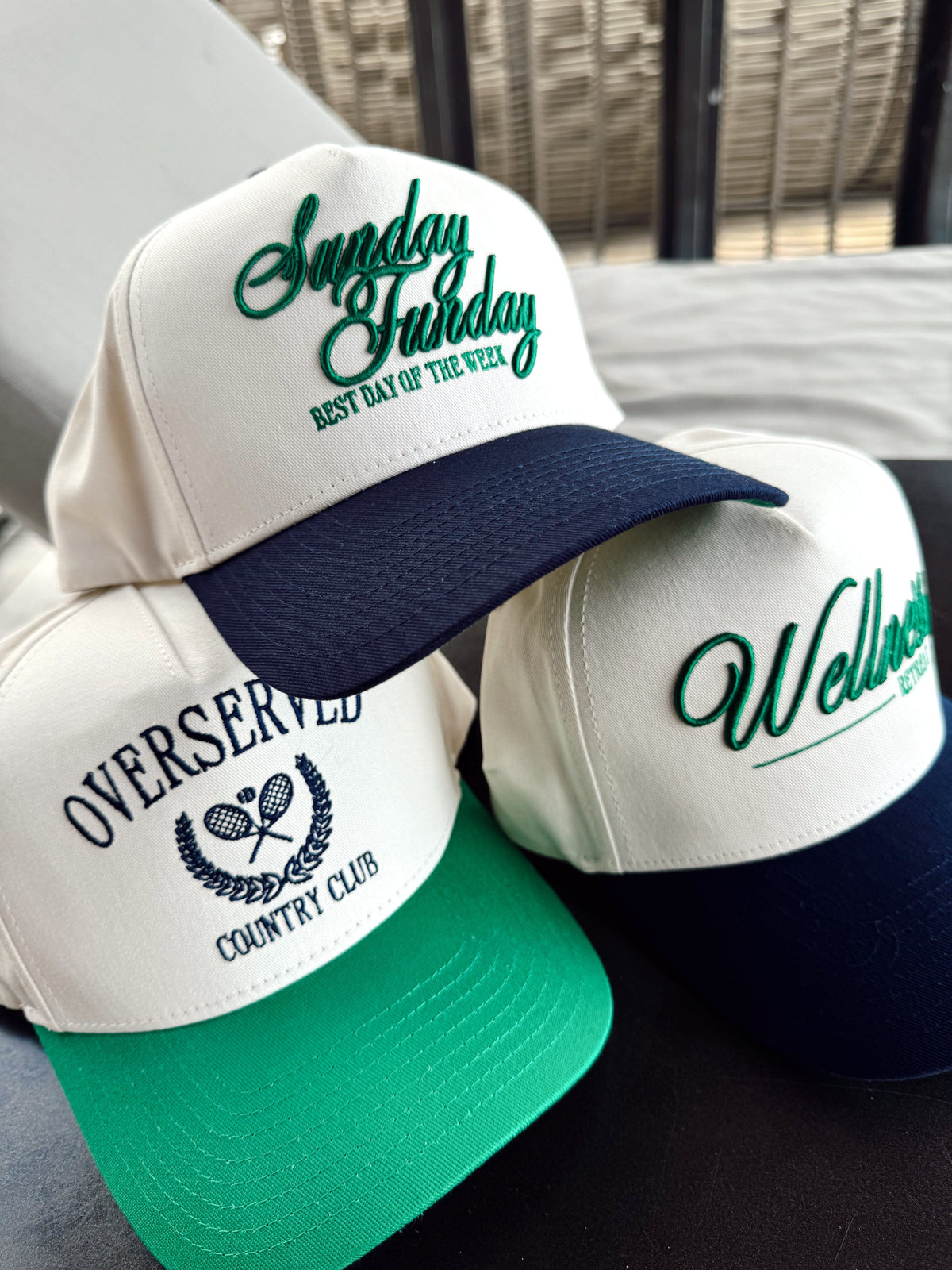 Wellness Retreat - Navy Canvas Vintage Trucker Hat