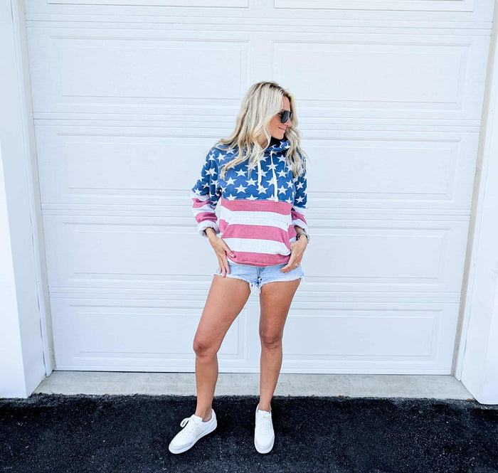 American Flag Hoodie