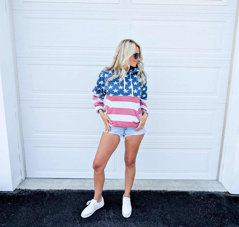 American Flag Hoodie